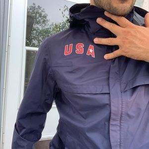 L USA Olympic Windbreaker Hoodie